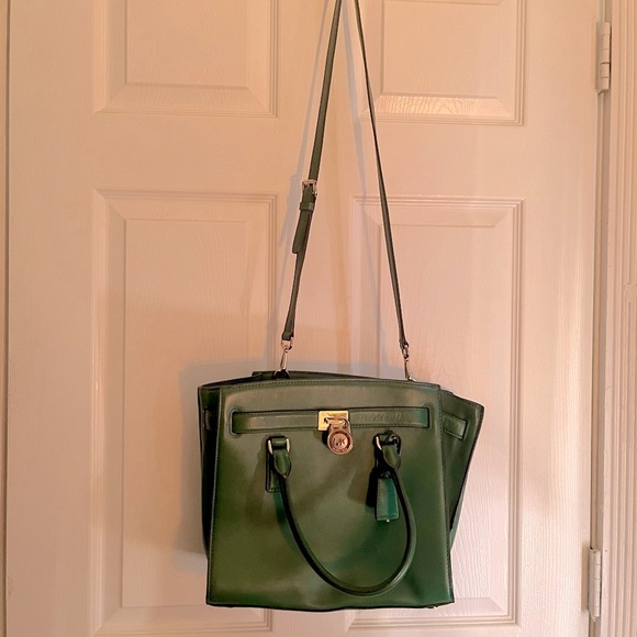 MICHAEL Michael Kors Green Leather Tote
Gently used but new condition - Picture 2 of 5